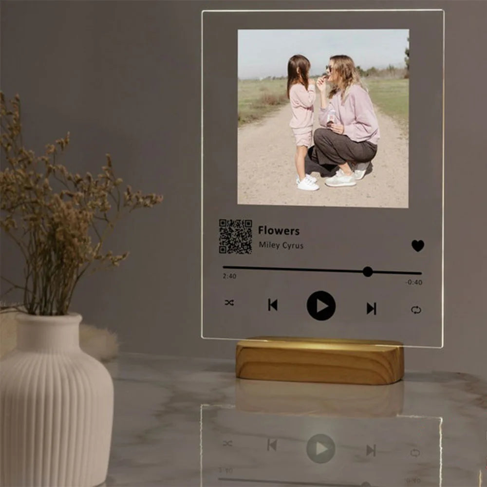 Custom Photo Music Plaque
