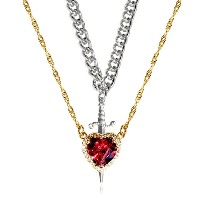 HeartLocked™ - Interlocking Couple Necklace Set